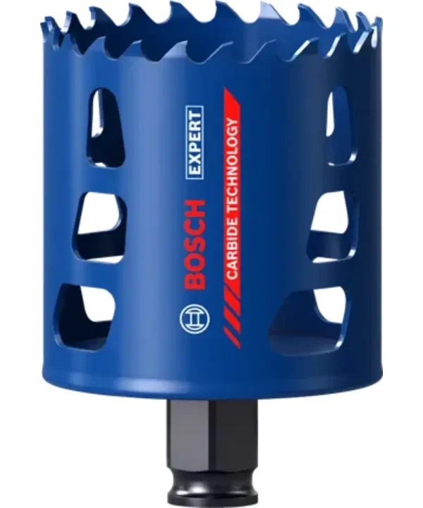Bosch Expert karbidna tehnologija, cilindrična bušilica s plavom zaštitom.