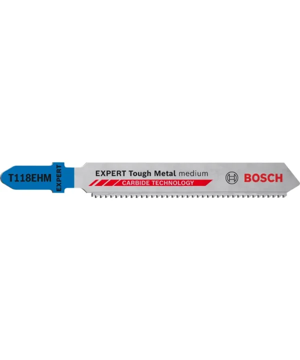 Bosch T118EHM EXPERT Tough Metal srednji zub za inox i metalne limove.
