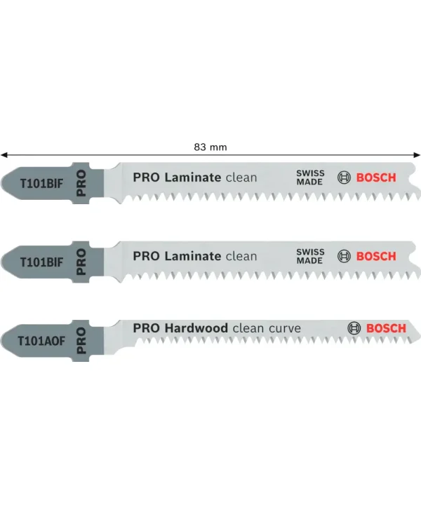 Bosch PRO listovi za ubodnu pilu laminat T101BIF T101AOFSwiss Made.