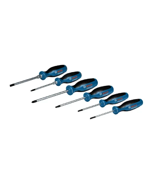 BOSCH PRO 6-dijelni set odvijača SL, PH, PZ i TX s uloškom