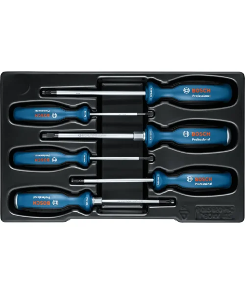 BOSCH PRO 6-dijelni set odvijača SL, PH, PZ i TX s uloškom