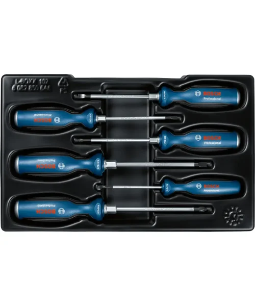 BOSCH PRO 6-dijelni set odvijača SL i PH s uloškom