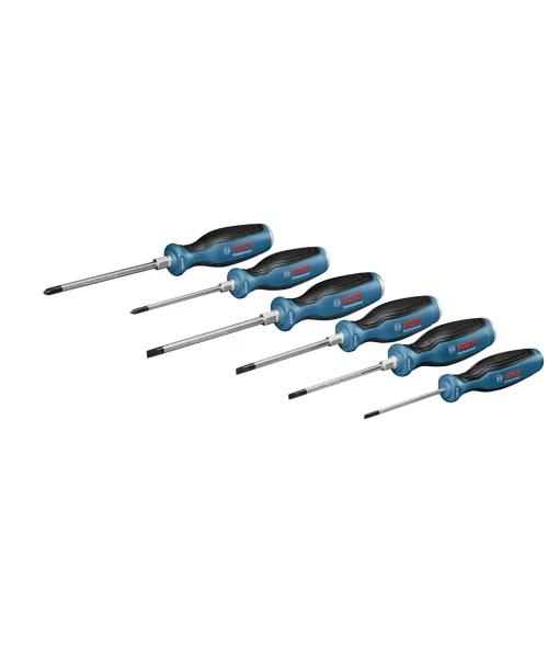 BOSCH PRO 6-dijelni set odvijača SL i PH s uloškom