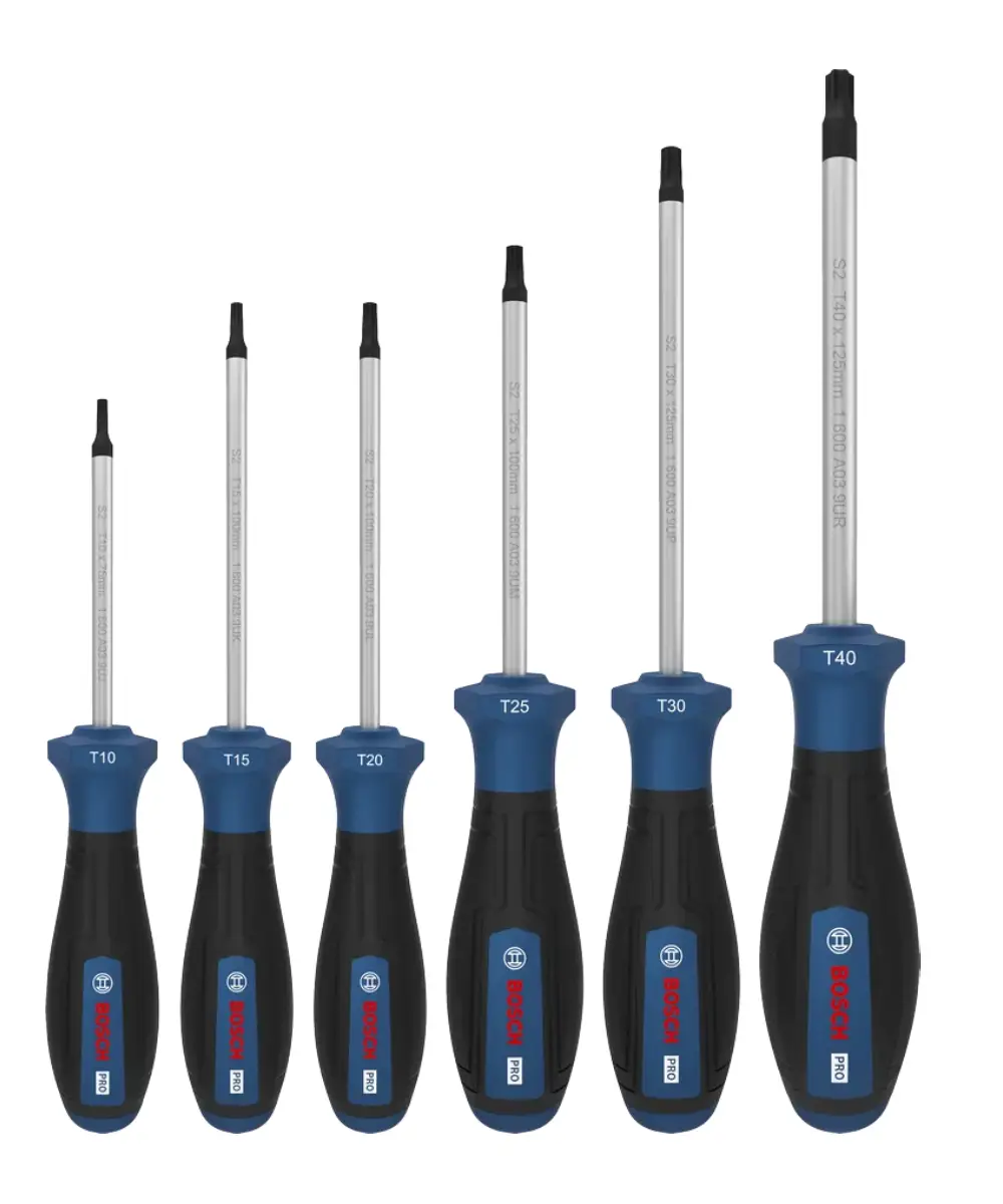 BOSCH PRO 6 dijelni set odvijaca TX10 TX40