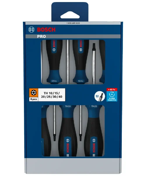 BOSCH PRO 6-dijelni set odvijača sigurnosni TX10-TX40