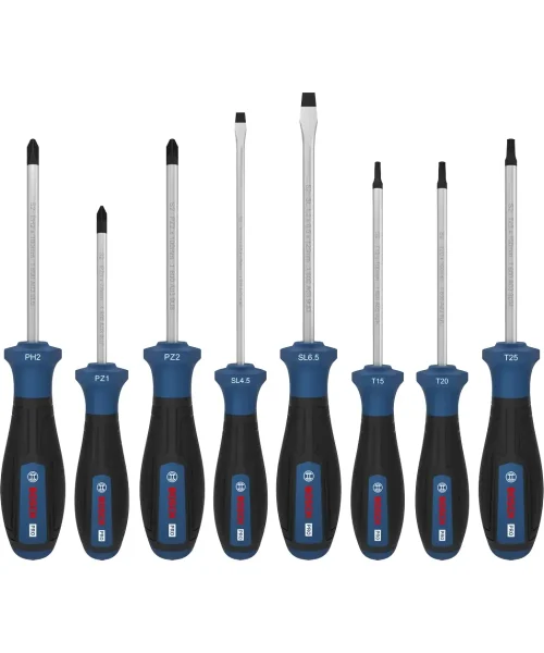 BOSCH PRO 8-dijelni set odvijača PH, PZ, SL i TX
