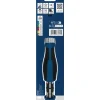 BOSCH PRO račni odvijač sa spremnikom i 12 bitova Bosch PRO ručni odvijač s plavim i crnim držajem, 12 bitova u pakiranju.