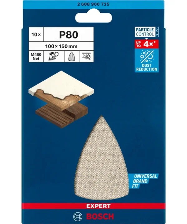 BOSCH brusna mrežica na čičak za višenamjensku brusilicu EXPERT M480 100 x 150 mm