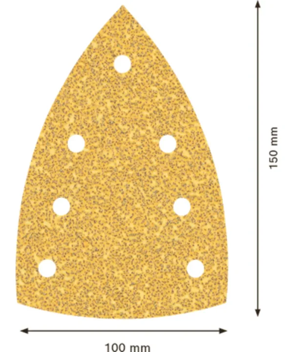 BOSCH brusni papir na čičak sa 7 rupa za višenamjensku brusilicu EXPERT C470 100 x 150 mm