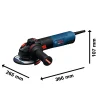 BOSCH kutna brusilica EXPERT EXWS20-125TSB 2000 W BOSCH kutna brusilica EXPERT EXWS20 125TSB 2000 W 1
