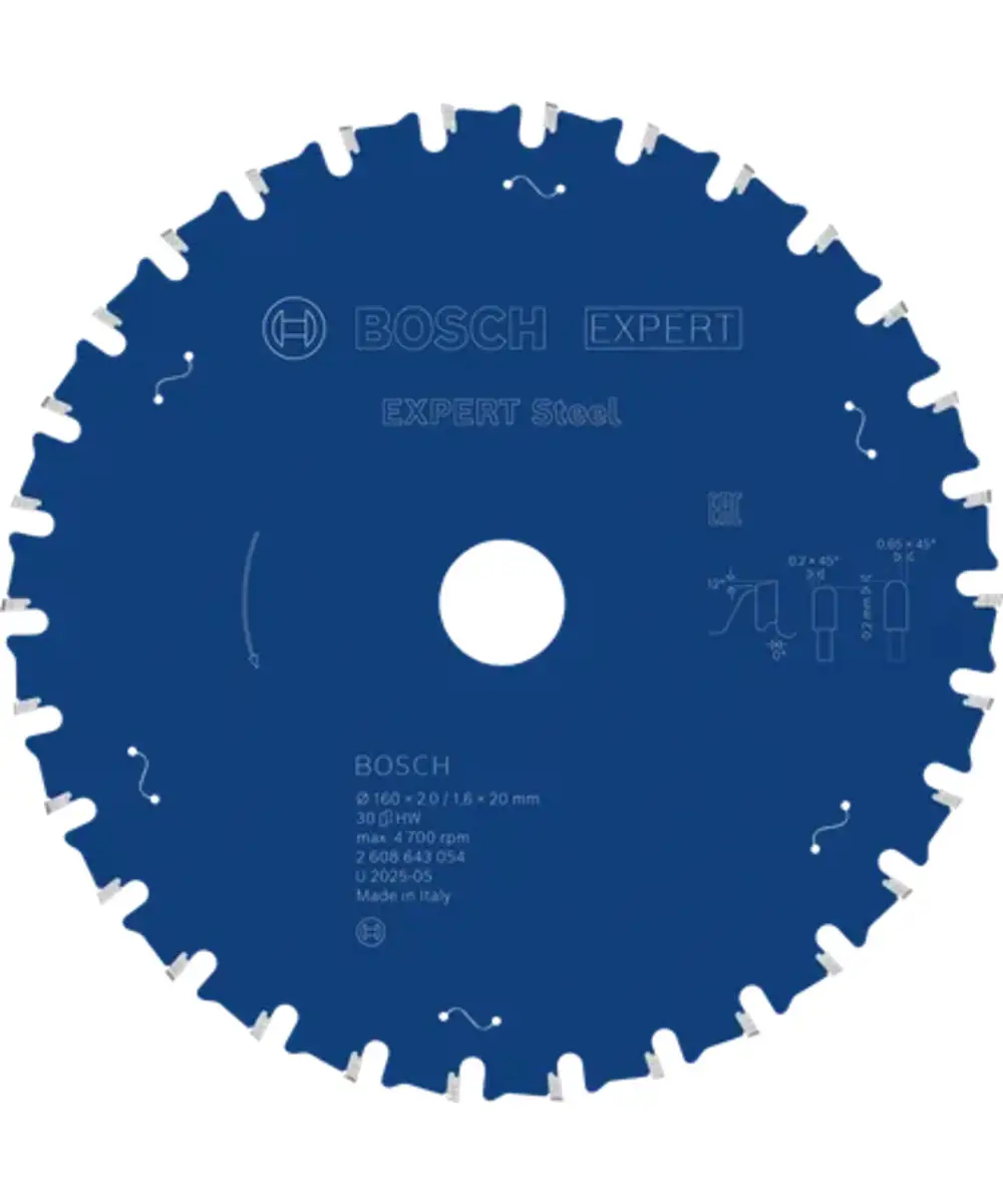 Kružna pila disk za čelik Bosch Expert Steel 160-230 mm, 48 zuba.