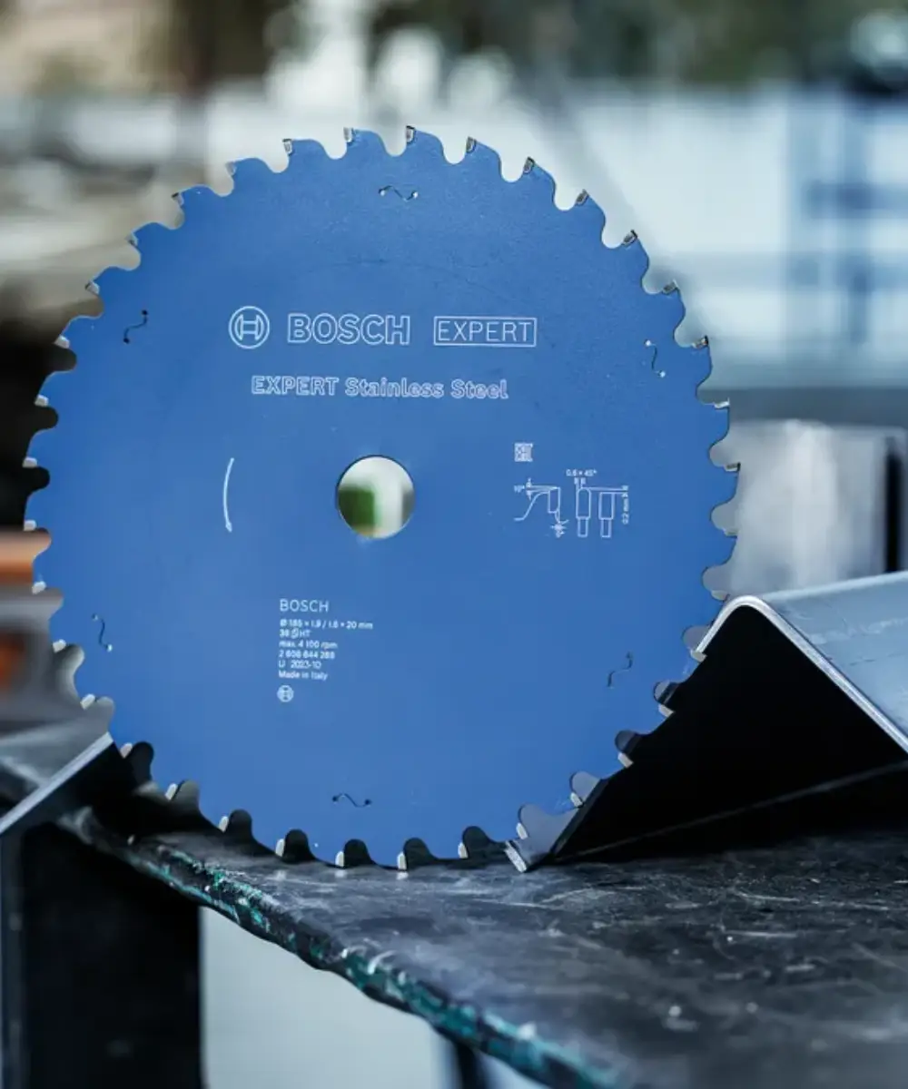 Bosch EXPERT inox kružna pila disk za metal 185-230 mm na radnom stolu.