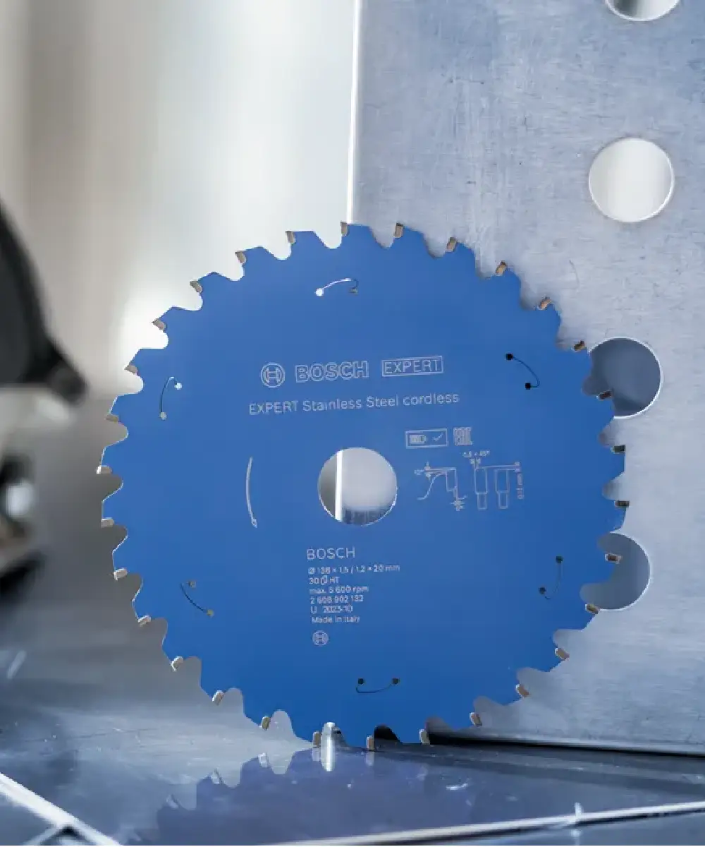 Kružna pila Bosch za inox, 136-203 mm, za kružne rezove na metalu.