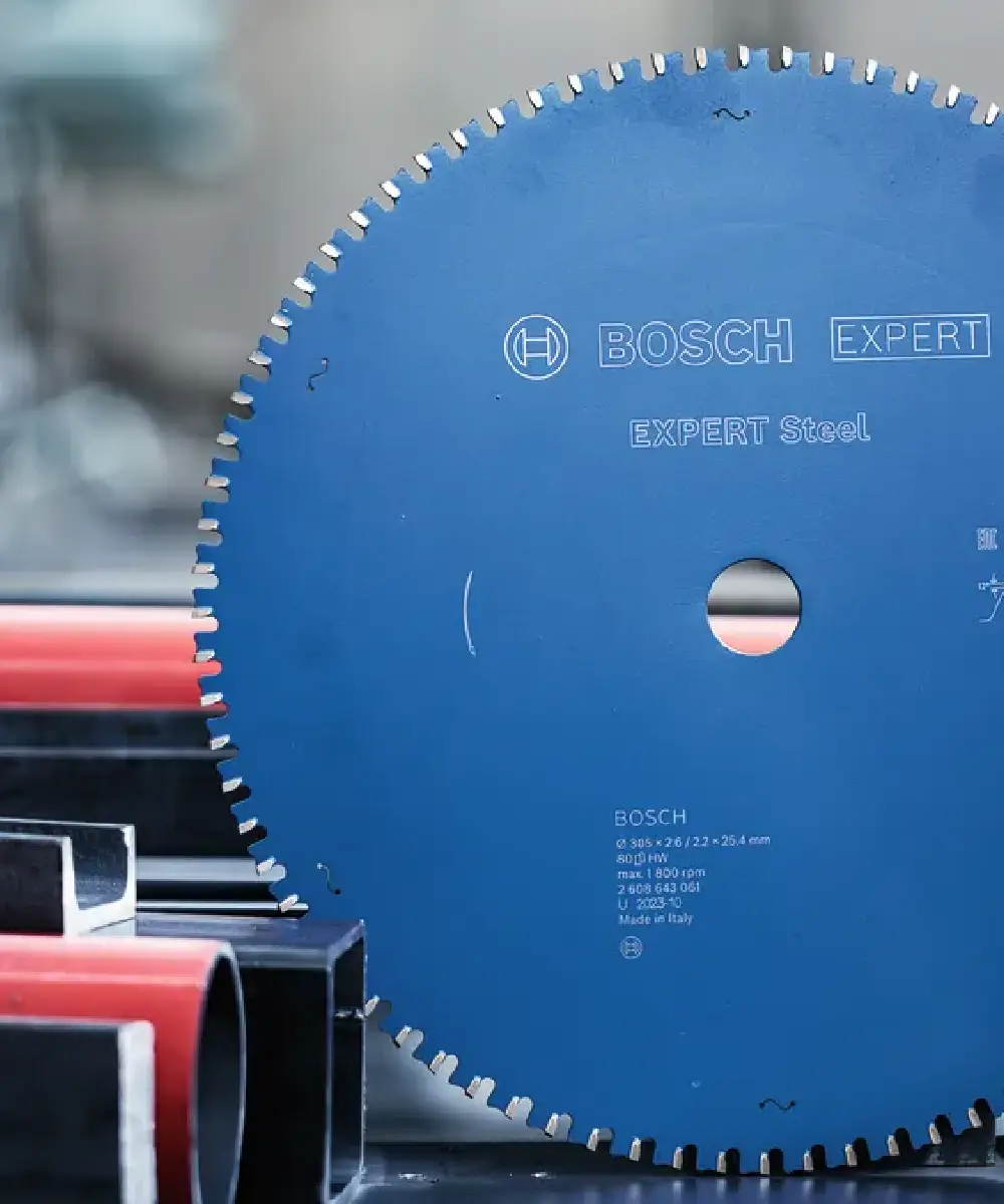 Bosch EXPERT Steel pila za suho rezanje čelika, 254-355 mm, plava boja.