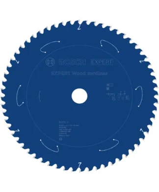 Bosch Expert drvena pila za potezno-nagibnu pilu s 96 zuba, 216-305 mm, za precizno rezanje drva.
