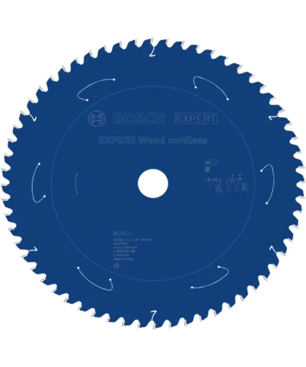 BOSCH list za potezno-nagibnu pilu za drvo EXPERT Wood Cordless 216-305 mm Bosch Expert drvena pila za potezno-nagibnu pilu s 96 zuba, 216-305 mm, za precizno rezanje drva.