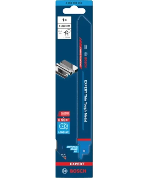 Bosch EXPERT Thin Tough Metal pila za sabljastu pilu 200 mm, zamjena za alat.