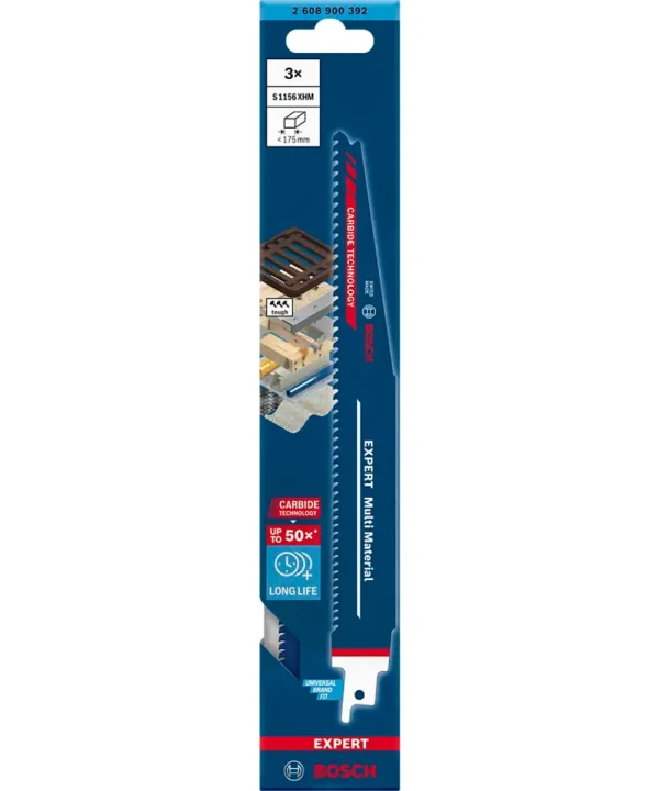 S1156XHM pila za sabljastu pilu na plastičnoj ambalaži Bosch.
