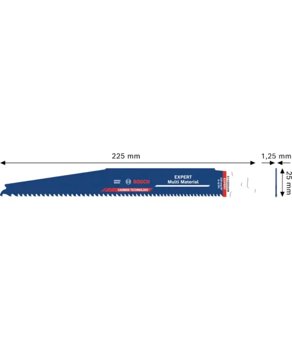 Bosch Expert Multi Material ručna pila za rezanje drva i metala, dužina 225 mm.