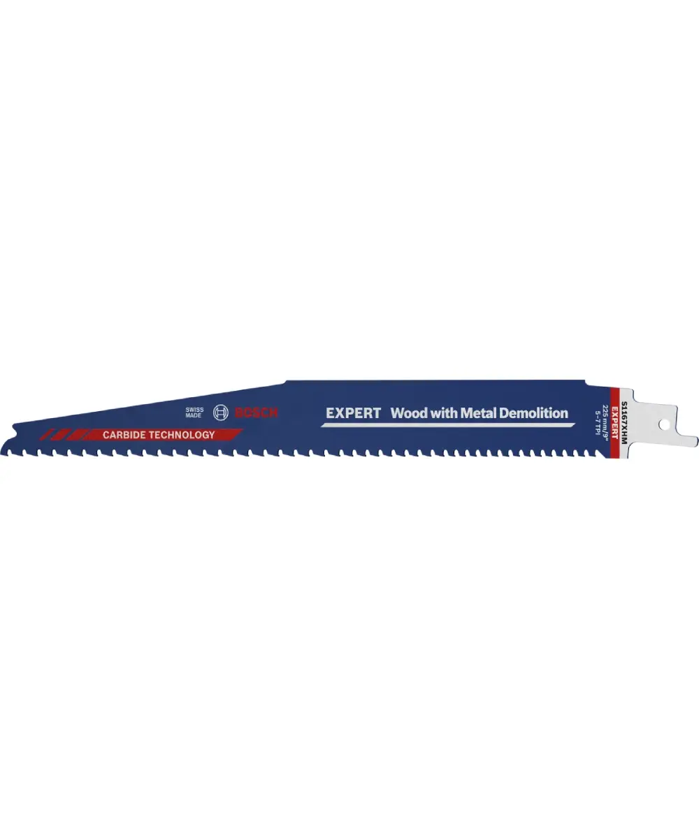 BOSCH list za sabljastu pilu EXPERT S1167XHM Wood with Metal Demolition 225 mm 3 kom
