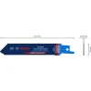 BOSCH list za sabljastu pilu EXPERT S522EHM Thin Tough Metal 115 mm BOSCH list za sabljastu pilu EXPERT S522EHM Thin Tough Metal 115 mm 1