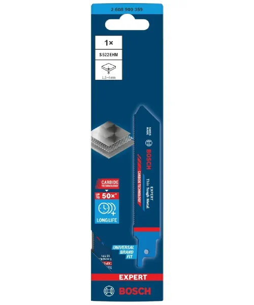 BOSCH list za sabljastu pilu EXPERT S522EHM Thin Tough Metal 115 mm