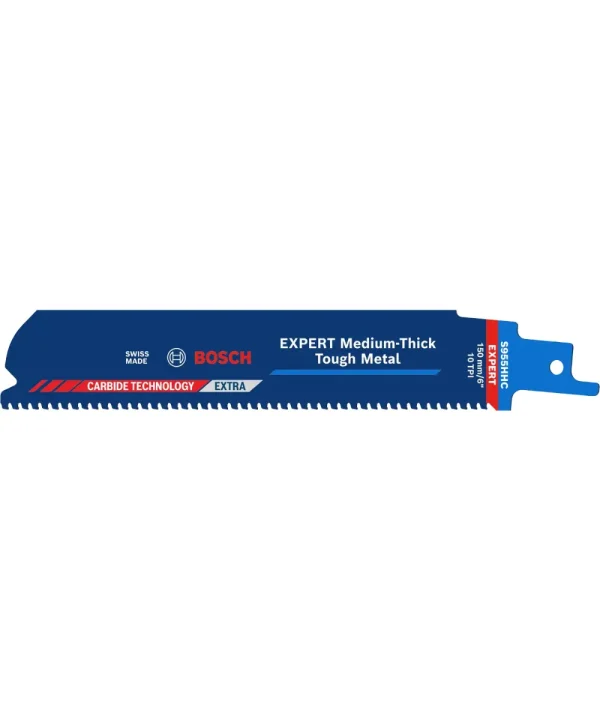 BOSCH EXPERT sabljasta pila za tvrdo metal 150 mm, za precizno rezanje metala.