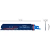 BOSCH list za sabljastu pilu EXPERT Thick Tough Metal S955CHC, 150 mm BOSCH list za sabljastu pilu EXPERT Thick Tough Metal S955CHC 150 mm 1