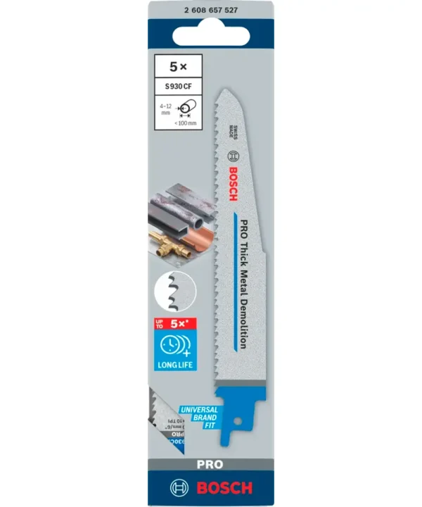 Bosch S930CF Demolition zupčasti list za sabljastu pilu 150 mm.