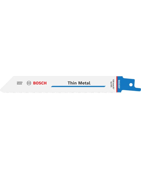 Pila za metal Bosch Thin Metal, 20 cm, oštrica, brzina rezanja.