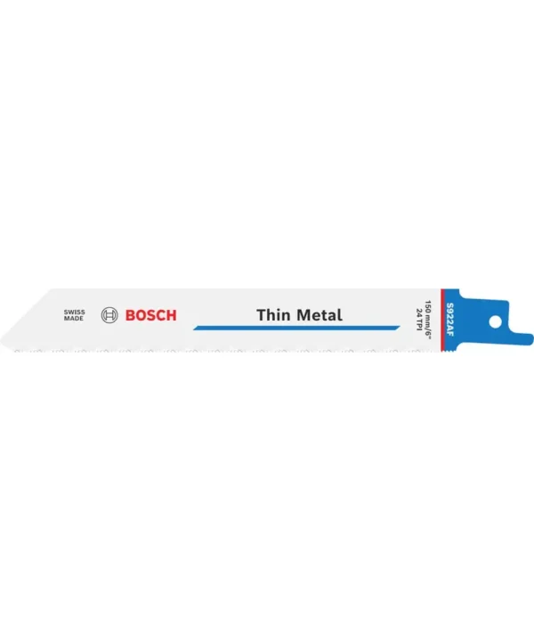 Bosch Thin Metal pilnik za metal, oštrica i držač.