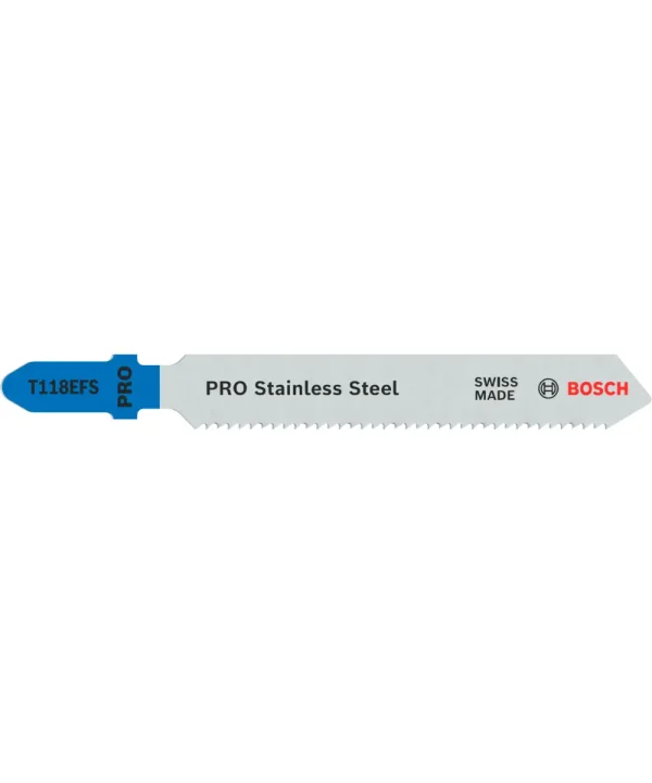 Bosch T118EFS PRO pila za inox lim 1,5–4 mm, Swiss Made.