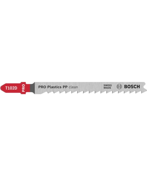 Bosch T102D Pro list za ubodnu pilu plastike PP PE Swiss Made.