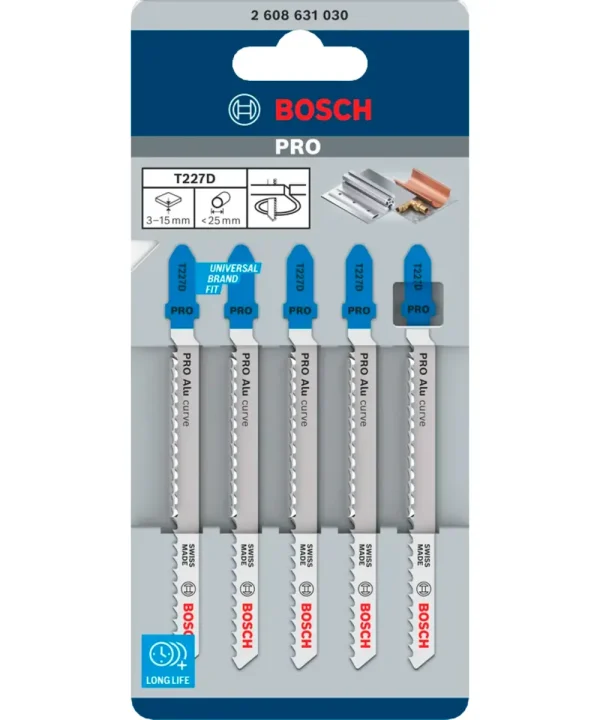 Bosch T227D ubodne pile za aluminij - set od 5 kom.
